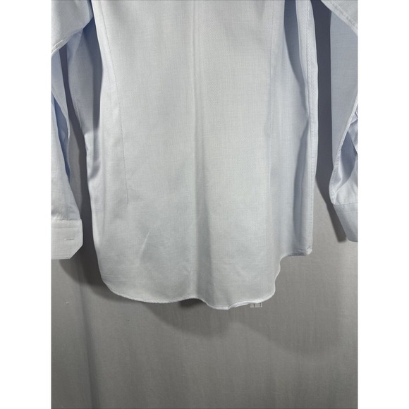 NEW Eton [ 16 41 ] Slim Fit Printed‎ Dress Shirt in Light Blue - Picture 12 of 12